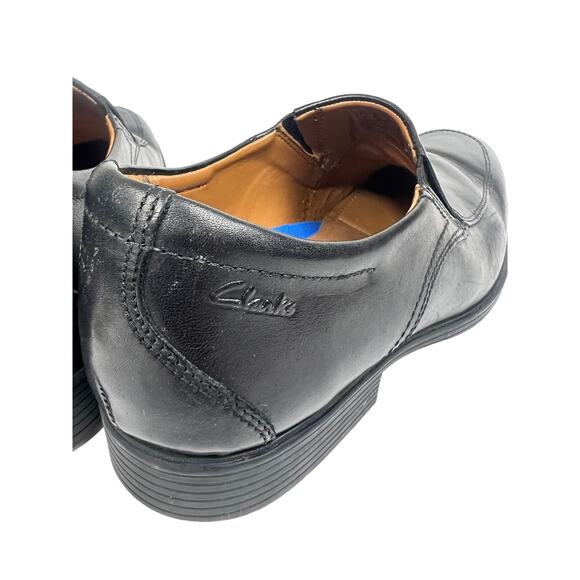 Clarks Black Leather Whiddon Step loafer Men sz 8.5 main image 3